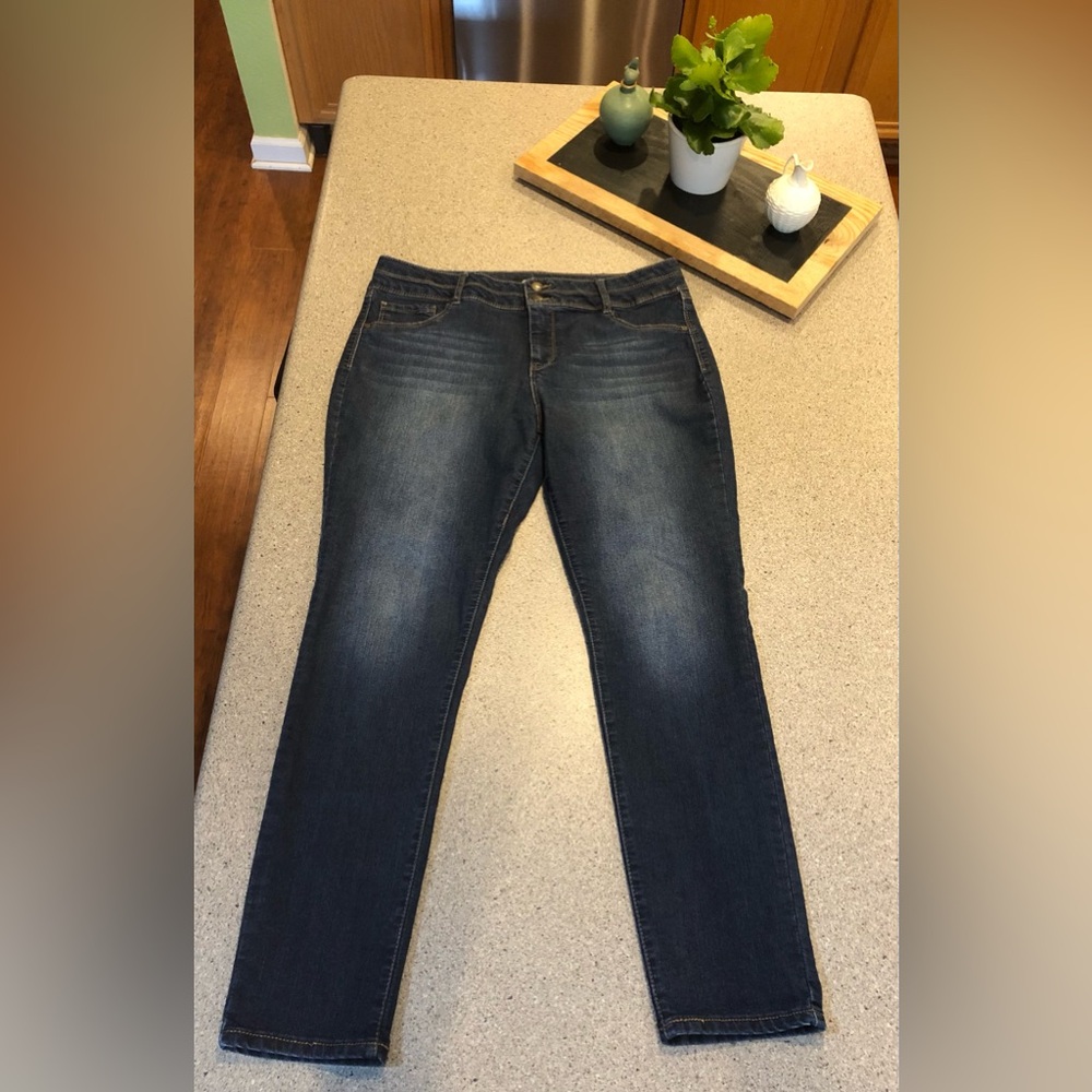 d. jeans Blue with Faded Wash
